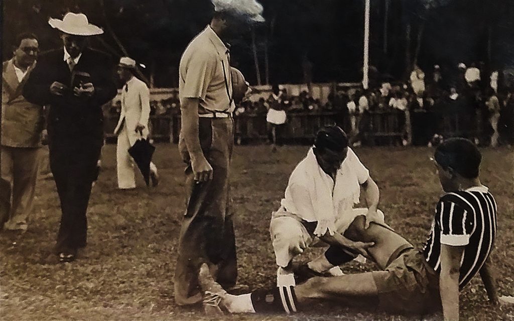 Imagem de treinamento da seleção brasileira para a Copa do Mundo de 1938 | © Coleção Diários Associados - Rio de Janeiro / Acervo Instituto Moreira Salles