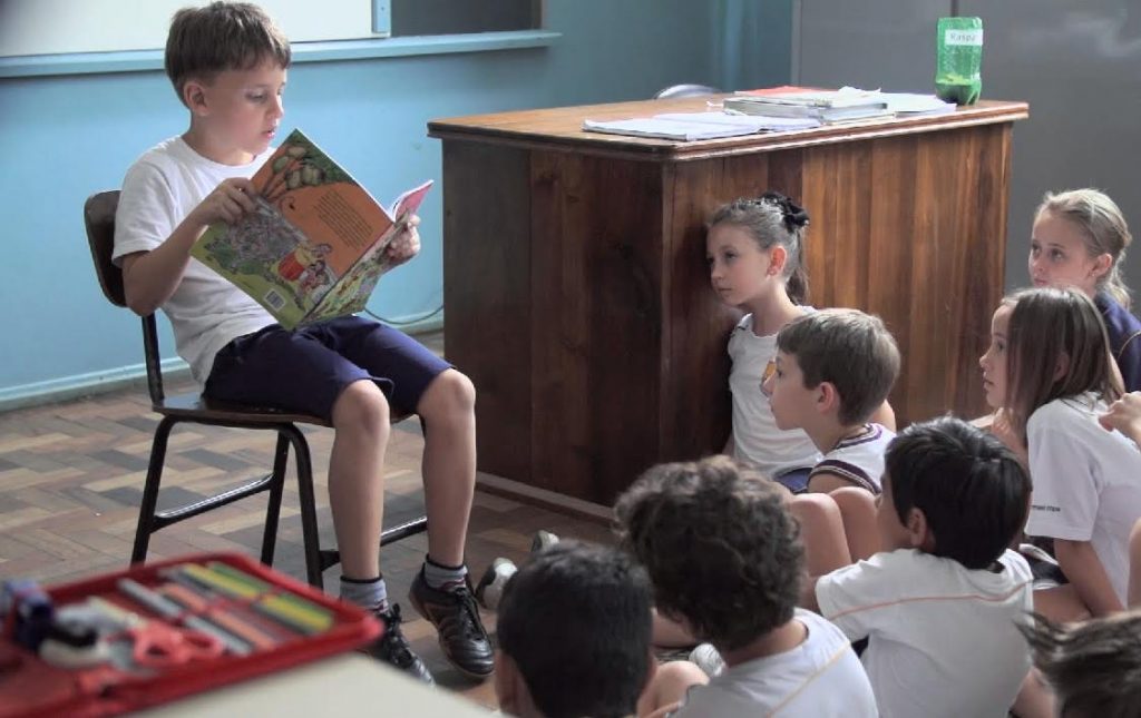 Escola Municipal Padre Martinho Stein, localizada no Vale do Itajaí em Santa Catarina, é uma das instituições que ganham destaque nessa temporada da série "Sua Escola, Nossa Escola"| Imagem: Cara de Cão Filmes