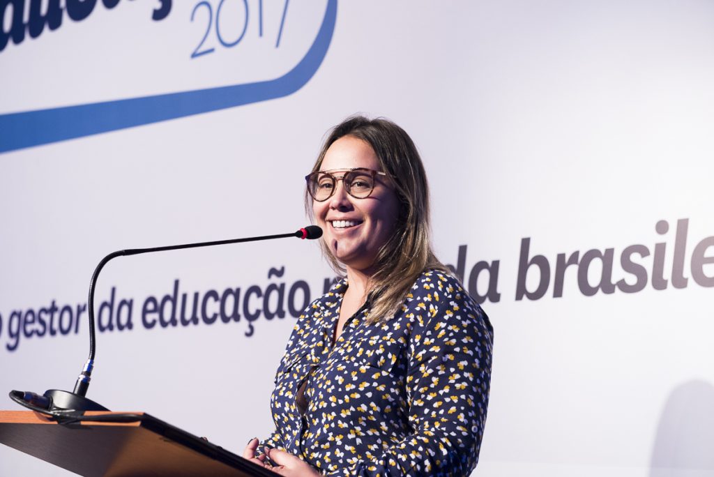 Maíra Habimorad, CEO da Cia de Talentos, fez palestra sobre o que o mercado de trabalho quer da educação. (Foto: Gustavo Morita)