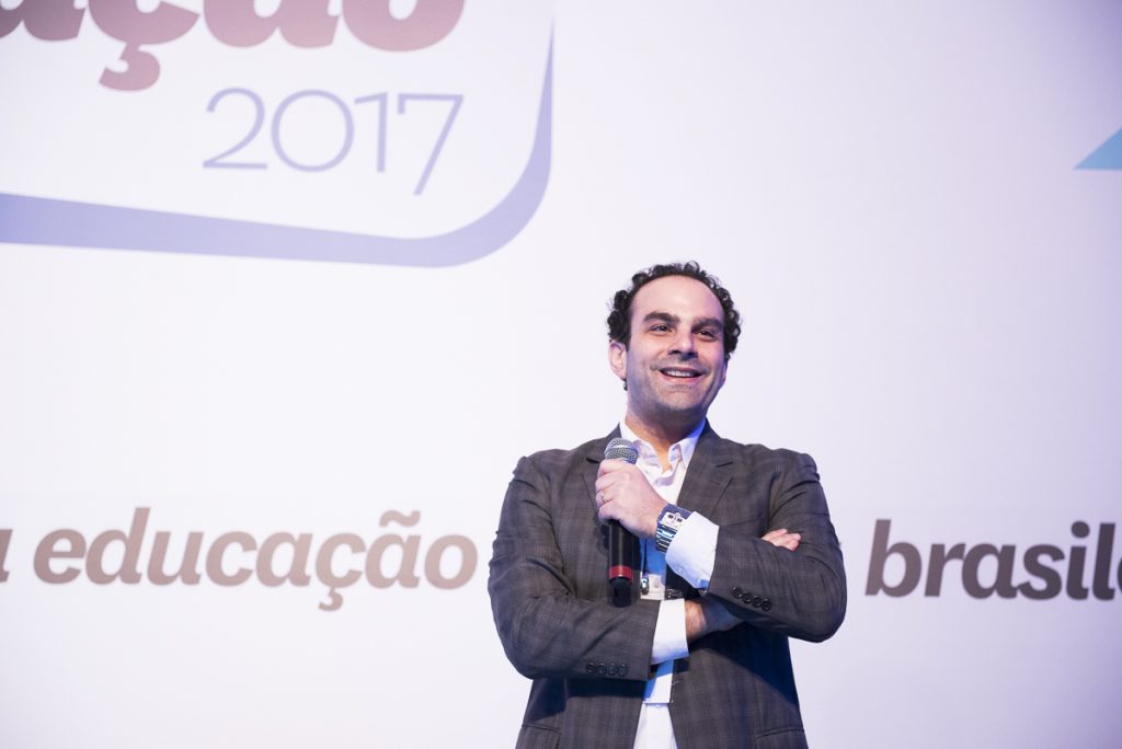 Alexandre Sayad falou sobre prototipagem em palestra no 3º Grande Encontro da Educação, em São Paulo (Crédito: Gustavo Morita)