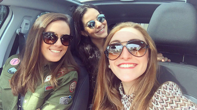 Giovanna Spilborghs, Bárbara Santucci e Carolina Leal, alunas da ESPM: criação de um blog de moda que deve abrigar um e-commerce em breve