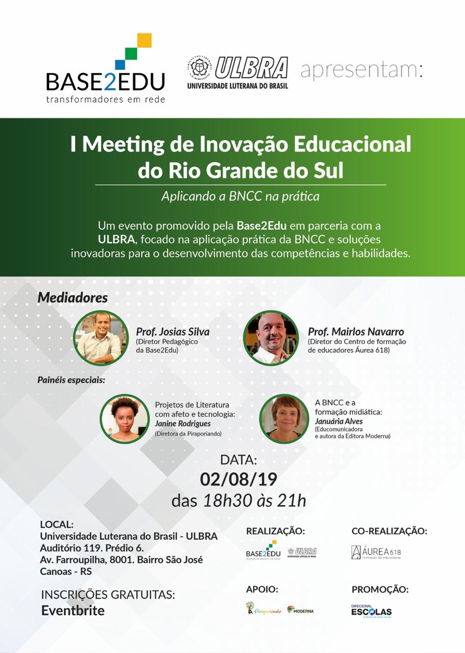 Evento gratuito: aplicando a BNCC e fortalecendo o ensino-aprendizagem Evento gratuito: aplicando a BNCC e fortalecendo o ensino-aprendizagem